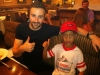 Met Indy driver, James-Hinchcliffe at dinner after the race