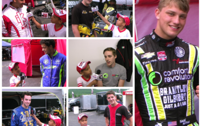 Interviews with F-Series racers and Indy 500 & kart racer, Sage Karam