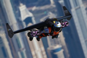 Jetman Dubai in flight